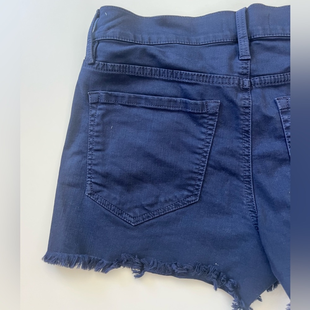 LOFT Dark Blue Shorts Cutoffs Size 6 - Picture 7 of 14